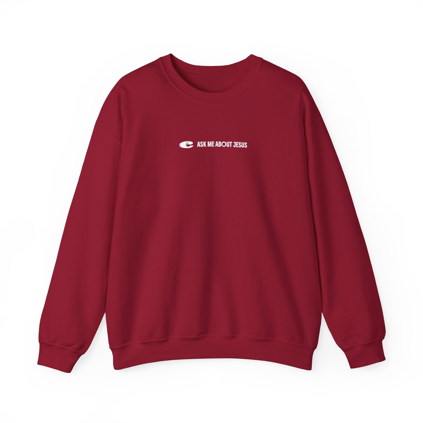 ASK ME ABOUT JESUS Sweatshirt